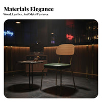 Industrial Design Armless Side Chair Retro Design Arachnoid Leg Chair Comfortable Dining Seat Sturdy for Restaurant Owners, Interior Designers, Cafe, Living Room, Office, Bedroom