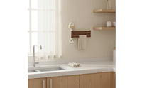 Duck Towel Rack 3-Bar Towel Rack with Suction Cup Wall-Mounted Organizer for Renters, Washroom, Laundry Room, Rv