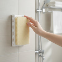 Soft Bristle Shower Back Brush Detachable Bath Back Brush Rectangular Body Exfoliator Exfoliating for Adults, Elderly, Bathroom