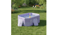 Above-Ground Framed Swimming Pool Freestanding Hard-Sided Simplified-Pool-Setup for Kids, Family, Backyard, Garden, Patio