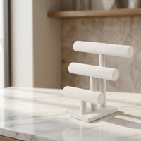 Upright Bar Bracelet Display Stand Three-Tier Bracelet Display Stand Vertical for Dressing Room, Boutique, Craft Show