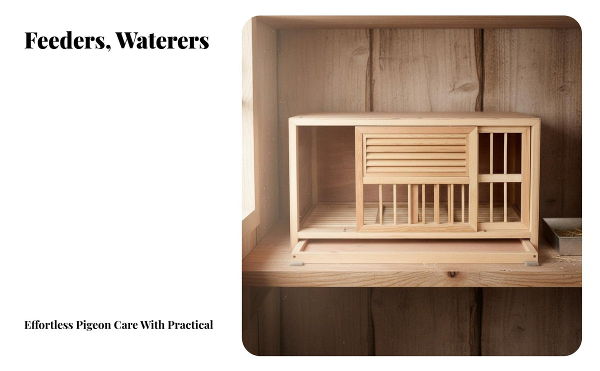 Pigeon Breeding Box Removable Divider Wooden Pigeon Cage Sturdy and Solid Lumber Fowl Hutch