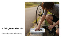 6 Pieces Easy Application Glueless Bike Tire Repair Sticker Kit Portable Glueless Tire Patches Compact