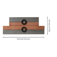 Decorative Box with Knob Sturdy Jewelry Box with Lid Compact Jewelry Storage Organizer for Vanity, Entry Shelf