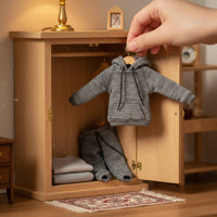 1/12 Scale Doll Clothes Casual Wear BJD Doll Clothing Trendy Design BJD Clothing for Collectors, Hobbyists