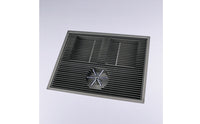 Hand-Pour Rinse Station Ribbed Coffee Rinse Station Low-Profile Drain Tray with Built-in Drain for Baristas