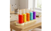 Child-Centered Caterpillar Stacking Toy Early Learning Stacking Toy with Spiral Posts Fine-Motor Colorful for Tabletop Activity