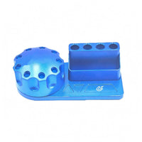 Rotating Screwdriver Rack Shiny Finish Desktop Screwdriver Stand Rectangular Foundation Tool Holder Stand