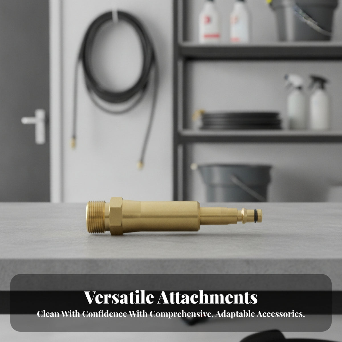 Brass-Colored Pressure Washer K3 Adapter Metal Body Pressure Washer Hose Adapter Threaded