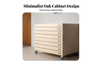 Modern Design Rolling document Cart With Casters Multi-Tier Storage Trolley Space-Saving Office Furniture Large Capacity for Apartment Dwellers, Students, educators, Living Room, Bedroom, Library, Classroom