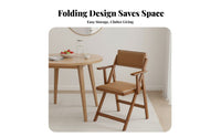 Foldable Design Padded Folding Chair Space-Saving Padded foldable Chair Slim contour Household Furniture for Apartment Dwellers, Event Planners, Dining Room, Small Spaces, Kitchen, Parties