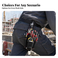Quick-Hang Electrician Tool Bag Rotating Waist Tool Pouch 1680D Oxford Cloth Work Gear Double-Layer for Electricians