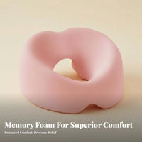 Slow Rebound Massage Face Cradle Cushion Ergonomic Design Memory Foam Prone Pillow Soft Velvet Cover for Office Workers, Beauty Salon, Home