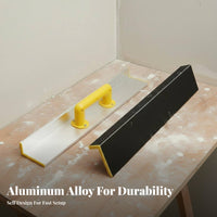 Aluminum Alloy Body Inside Corner Sanding Tool Lightweight L-Shaped Hand Sander Long-Lasting Construction Drywall Corner Sander Ergonomic Handle for DIY Enthusiasts, Carpenters, Interior Corners, Home Renovation, Surface Readying, Furniture Refinishing