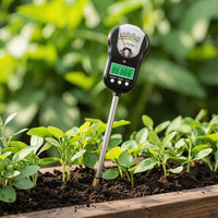 7-in-1 Soil Tester Multi-Function Soil Tester with Rotating Head Adjustable for Gardeners, Growers, Garden, Greenhouse, Lawn