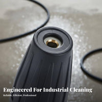 Long-Lasting Ceramic Core Pressure Washer Turbo Nozzle 4000 PSI Rated Rotating Pressure Washer Nozzle Wear Resistant for Car Detailers