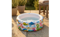 Inflatable Kiddie Pool Underwater Plants Threethree-Section Inflatable Pool portable Children's Water Toy for Outdoors, Indoors