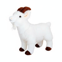 Caprine Stuffed Toy Cute Appearance Realistic Caprine Stuffed Ie Stuffed Lamb Doll PP Cotton Filled Creature Symbol Stuffed