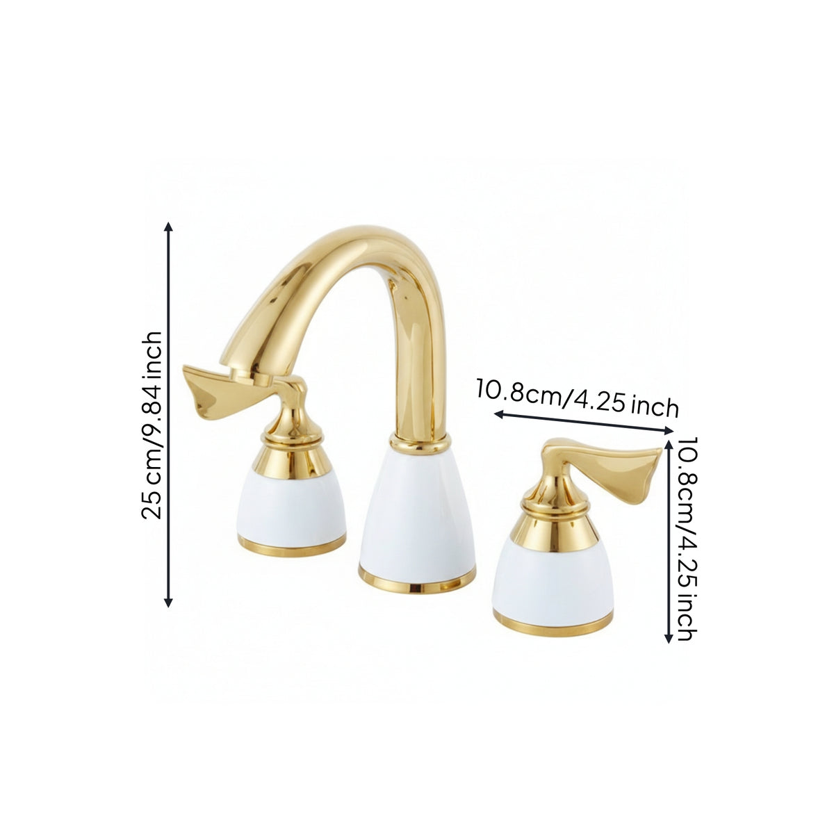 Washroom Faucet with Supply Hoses Antiquedesign Faucet Refined Fixtures for Washbasin