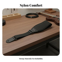 Padded Cushion Guitar Strap Comfortable Wide Padded Guitar Strap Breathable