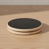 Core Strengthening Balance Board Compact Wooden Balance Board Splinter without Splinters Fitness Equipment Dynamic for Athletes