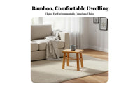 Simple Design Square Slatted Stool space-efficient Size Footrest Space-Saving Indoor Furniture adaptable for Apartment Dwellers, Homeowners, Living Room, Bedroom, Entryway, Bathroom