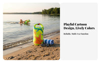 Thickened Material Double Safety Buoy Adjustable Fit Swim Safety Buoy Lightweight for Triathletes, Triathlon Training