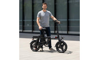 Mini Folding Electric Two-Wheeler Foldable Electric Bike Lightweight Portable Electric Cycle for Commuting, Travel, Ride Sharing