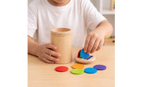 Color Sorting Toy Fine Motor Color Matching Toy Child-Centered Sorting Game for Young Children, Preschoolers, Homeschool, Playroom