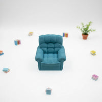 Stress Relief Toy Miniature Sofa Compact & Cute 3D Printed Mini Sofa Fine Texture Miniature Couch High Simulation for Collectors