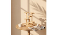 Wooden Display Stand Stable Tabletop Riser Sturdy for Collectors