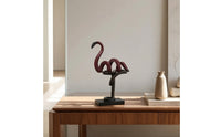 Flamingo Sculpture Premium Flamingo Statue Resin Bird Figurine for Office