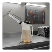 Oil Dispenser Bottle Dispensing Bottle with Spout Controlled Drizzle Oil Carafe for Mechanics
