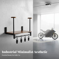 Motorcycle Helmet Rack Long-Lasting Steel Frame Motorcycle Helmet Holder