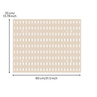 No-Drill Installation Floor to Ceiling Pegboard Shelf Multi-Functional Shelving Single-Unit Space Saving Room Divider Modular Design for Behind Door, Small Apartment