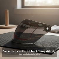 Visor Windproof Universal Helmet Windshield Clear Vision Face Cover