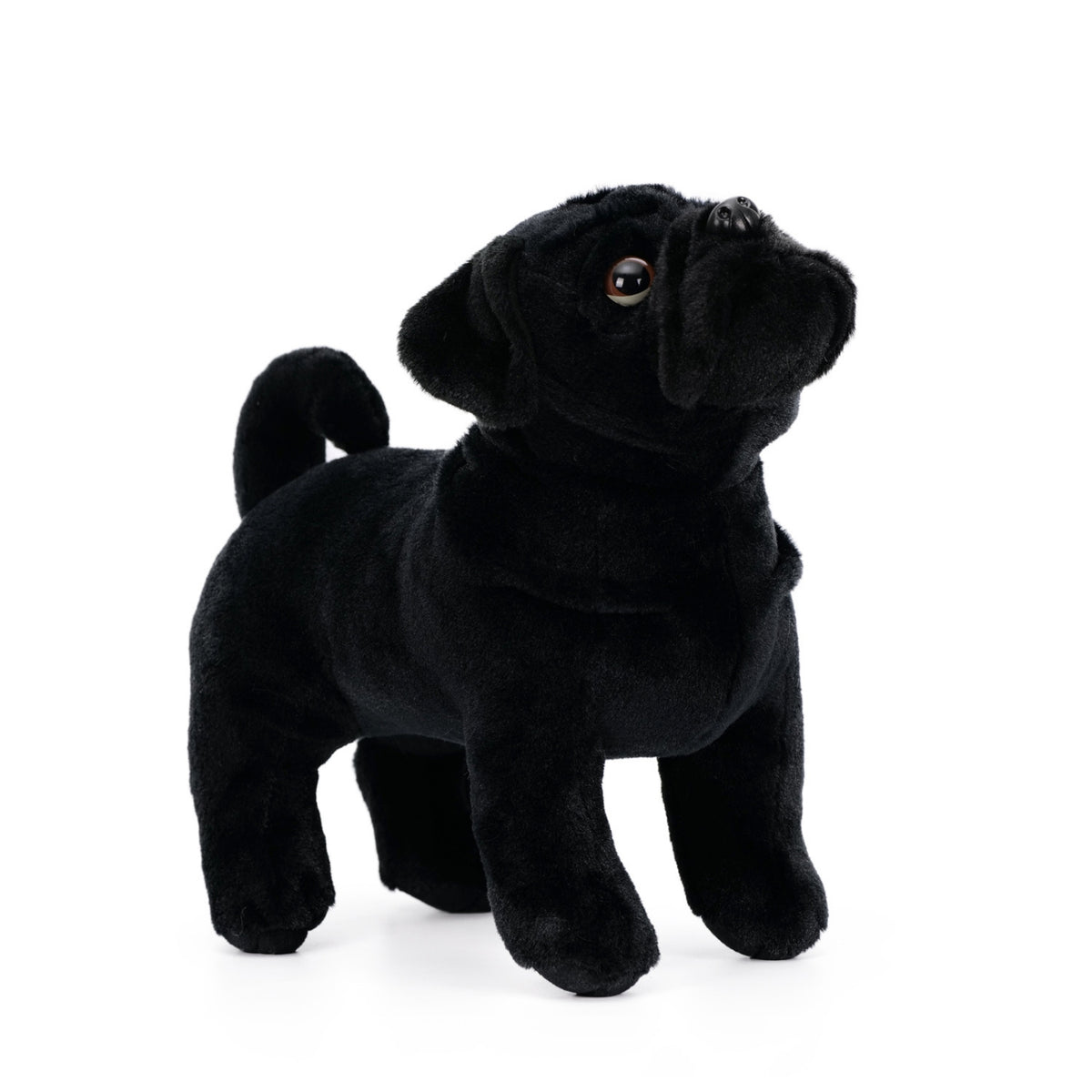 Pug Stuffed Animal Soft Stuffed Pug Stuffed Dog Cuddly Fuzzy for Children, Playroom, Bedroom