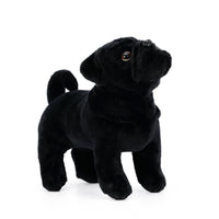 Pug Stuffed Animal Soft Stuffed Pug Stuffed Dog Cuddly Fuzzy for Children, Playroom, Bedroom