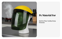 Anti-Splash Head-Mounted Face Visor Lightweight Full Face Visor Adjustable Headband for Welders, Professionals, Cutting, Kitchen, Workshop