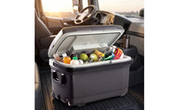 Wheeled Car Refrigerator Two-voltageVoltage Portable Fridge Large-Capacity Refrigerator with Wheels Shockproof for Campers, Travelers, Truckers, Road Trips, Camping, Rv