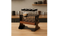 10 Pieces Vent Valve Sealed Bean Tube Set Adjustable Aroma Bottle Stand Multi-Use for Cafe, Countertop