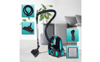 Telescopic Wand Bagged Canister Vacuum 1800 W Canister Vacuum Flexible Hose Home Appliance