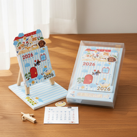 2026 Desktop Easel Calendar Creative Desk Calendar Gift