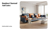 L-Shaped Sectional with Chaise Minimalist Design L-Shaped Chaise Sectional Modern design Sofa for Apartment Dwellers, Homeowners, Home