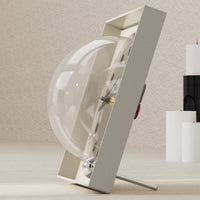 Modernist Design Timepiece Minimalist Design Square Desk Timepiece Glass Lens