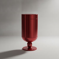 Stainless Steel Trash Can Freestanding Garbage Can with Press Lid Modern Wastebasket for Living Room, Bedroom, Office