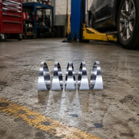 5 Pieces Laser-Cut Exhaust Cutout with Tapered Wedge Deburred Exhaust Wedge for Fabricators