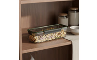 Noodle Storage Box Space Saving Spaghetti Container Leak-Resistant Airtight Pasta Canister for Refrigerator