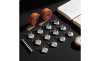 Canvas Stretching Clip Kit Heart-Shaped Canvas Stretch Clip Silver-Toned Fastener for Embroiderers, Crafters