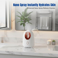 Nano Facial Steamer, Hot & Cold Dual Spray, Deep Hydration, Home Skincare, Large Tank